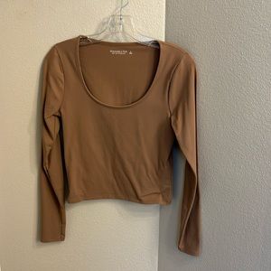 Abercrombie long sleeve scoop neck